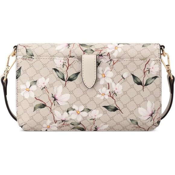 Lockup 9S Phone Wallet Crossbody Cotton Blend Wallet Womens Organizer - Picture 3 of 4